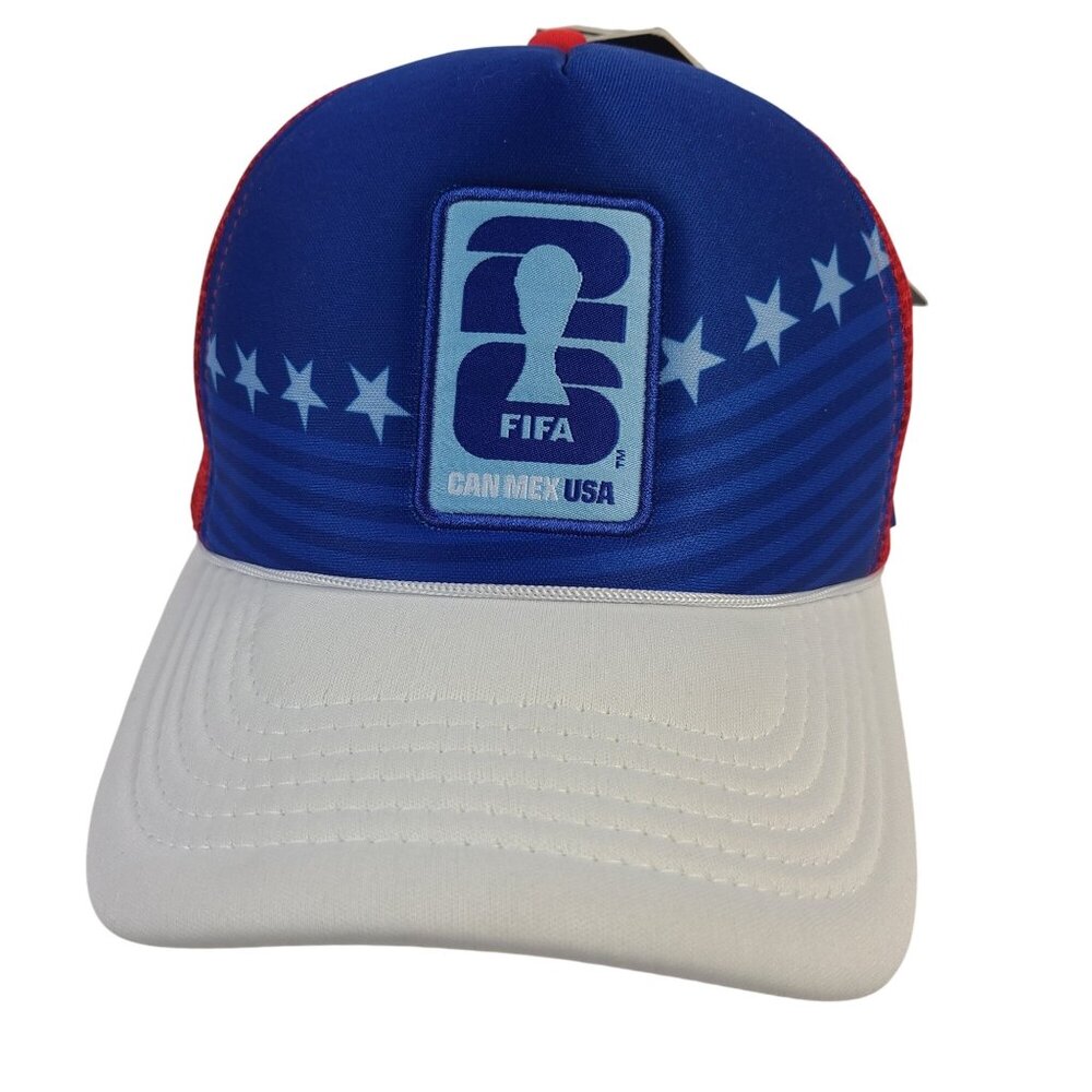 FIFA World Cup 2026 Trucker Hat Foam Mesh USA CAN MEX Snapback Licensed